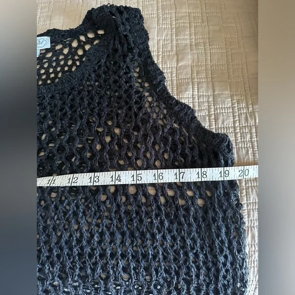 Mudpie Crocheted Maxi Dress NWT - Picture 7 of 12